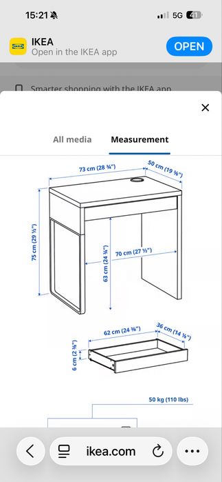 Secretaria desk Ikea