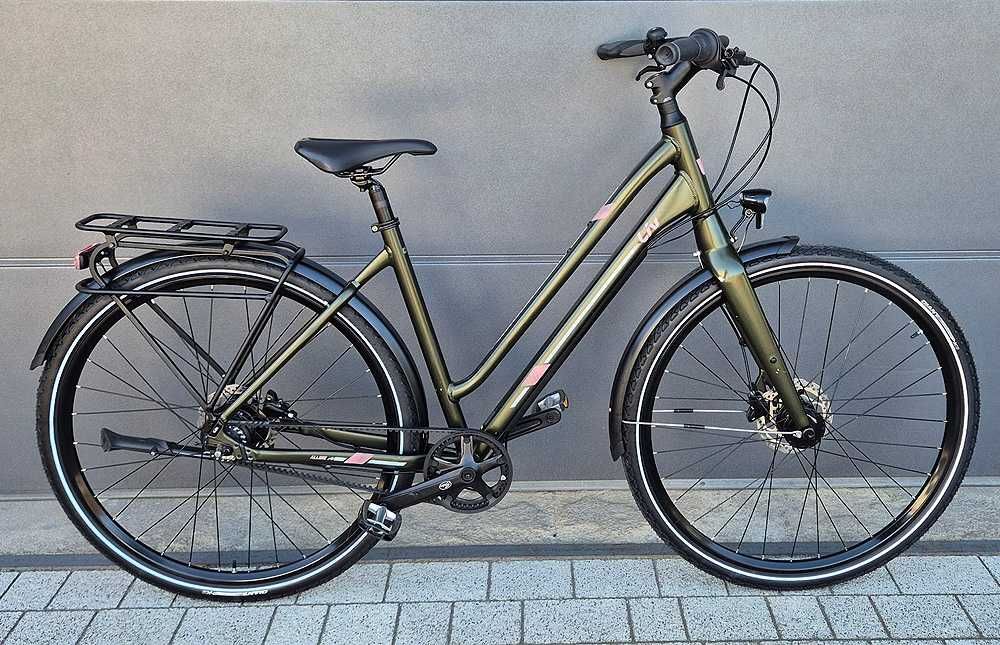 Rower damski GIANT LIV ALLURE CS | na pasku Gates | rozm M | Nexus 8 | Hydraulika | bardzo ładny damka miejski holenderski gazelle pasek