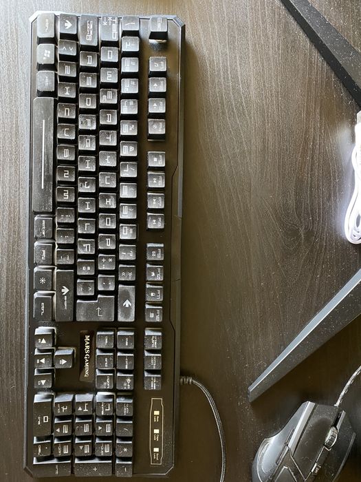 Teclado Mars Gaming Hibrido Mk218 Pt Rgb