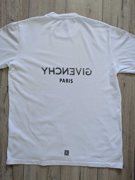 Белая хлопковая футболка Givenchy размер XL
