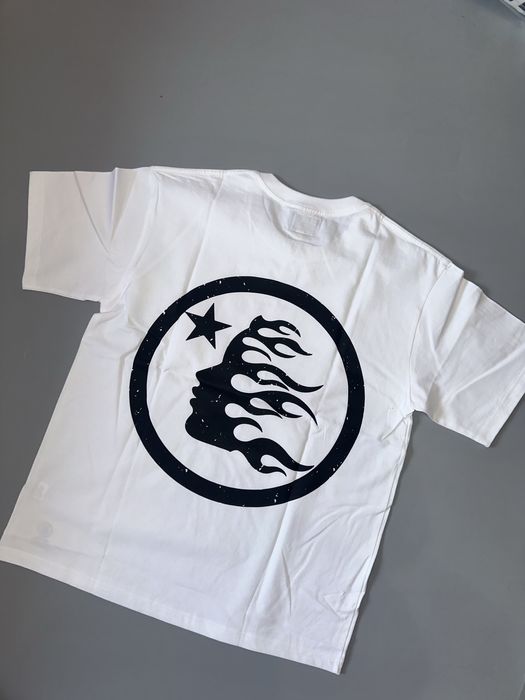 футболка Hellstar White Hellstar drip drill