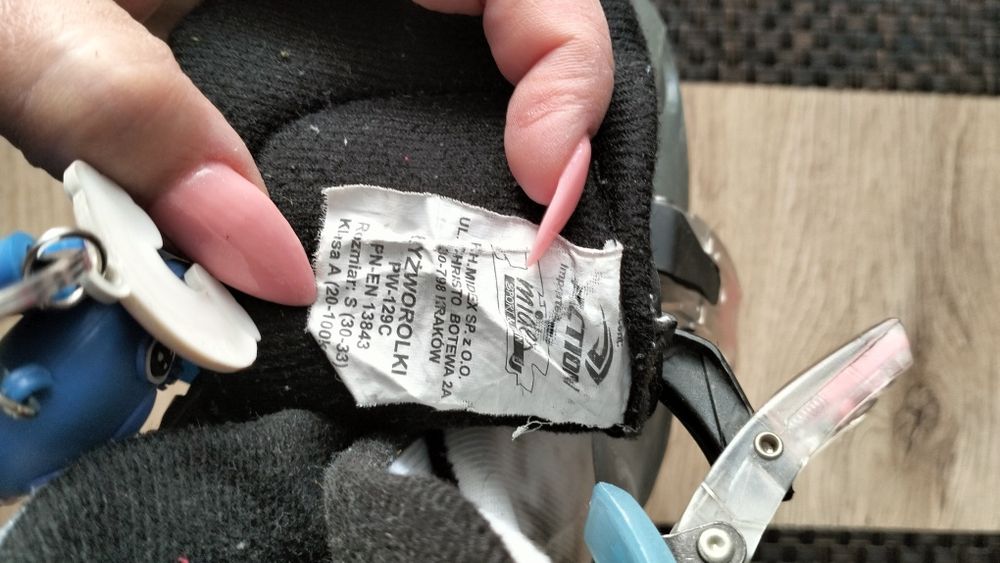 Łyżworolki rolki dziewczynka chłopiec 28-33