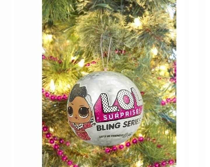 LOL Surprise Bling - świąteczna kula niespodzianka z laleczką B001