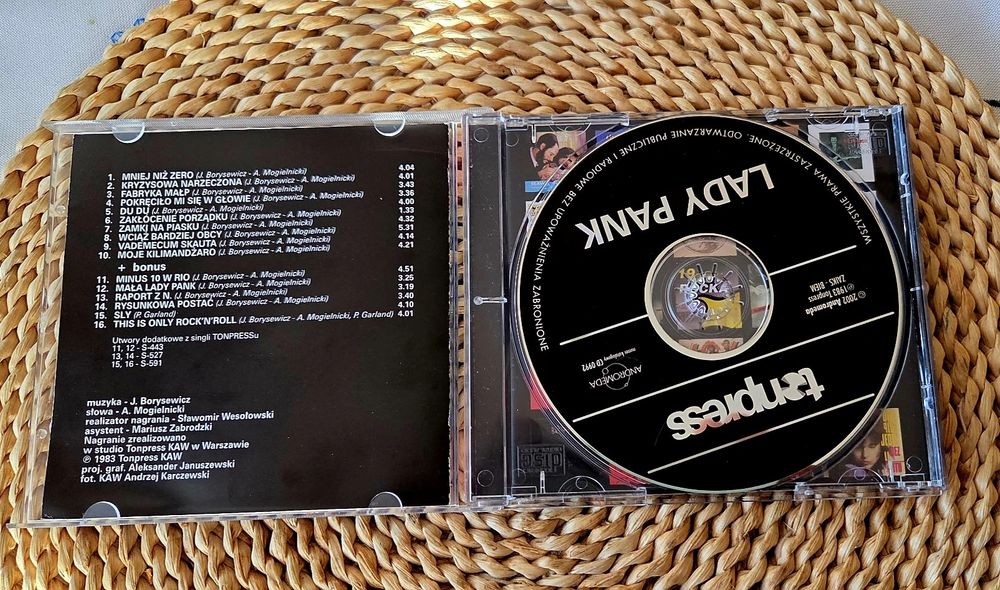 CD LADY PANK "Lady Pank" 2002 - RARYTAS + bonus