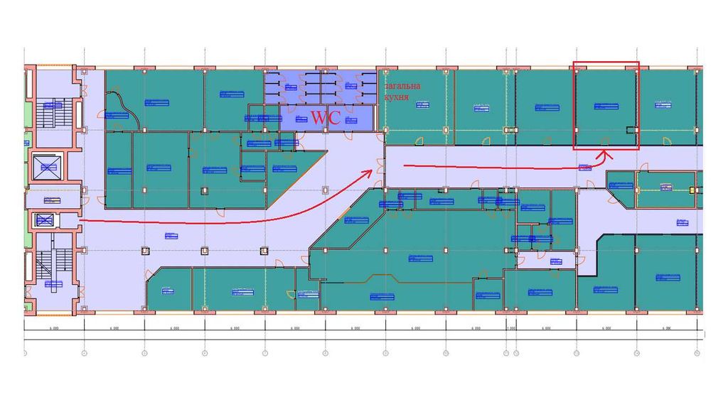 Офіс в бізнес центрі, 55 м.кв. Вокзальна. Власник