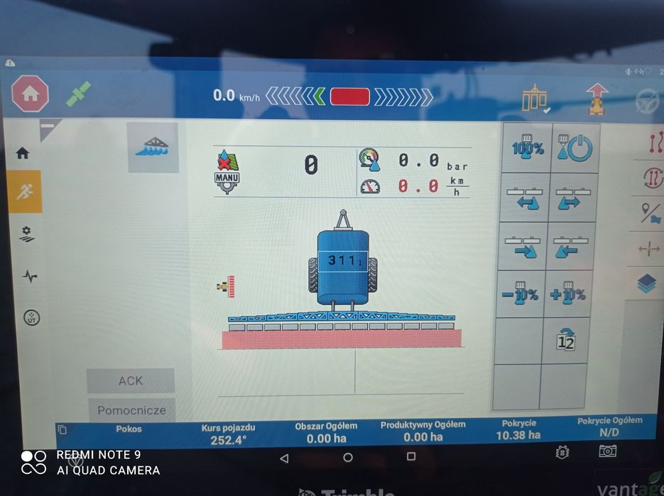Nawigacja ronicza Trimble GFX 750 autoprowadzenie