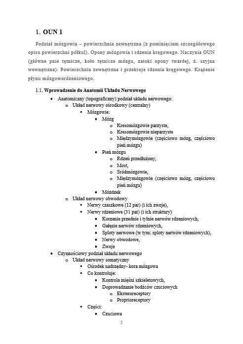Notatki Anatomia WUM Lekarski