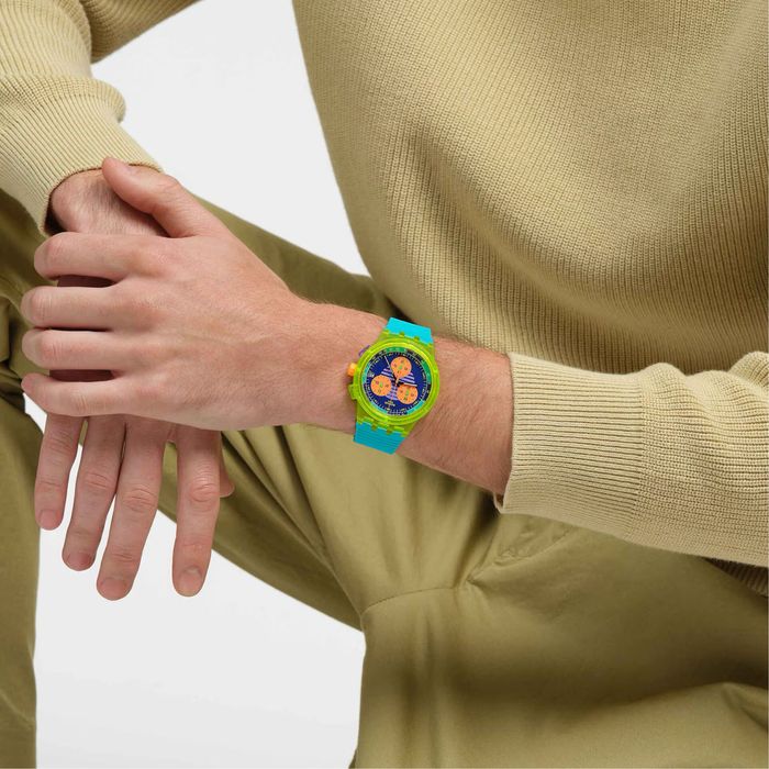 SWATCH хронограф унисекс 42 мм