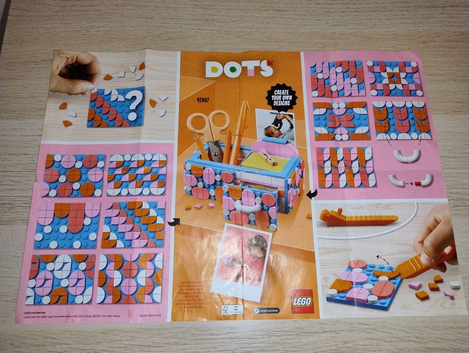 Lego Dots 41907 piórnik na biurko z szufladką