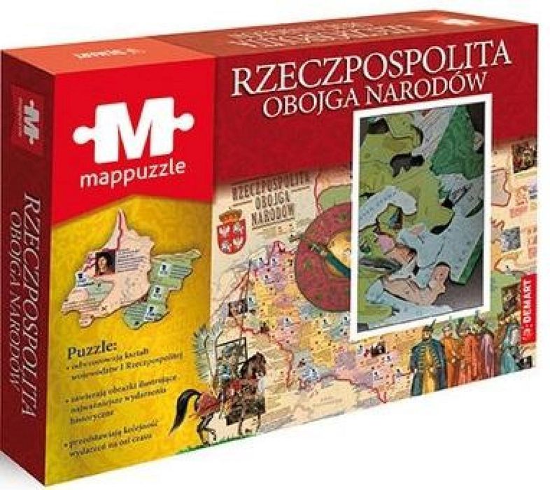 Mappuzzle. Mapa I Rzeczypospolitej pudełko,367x270 mm