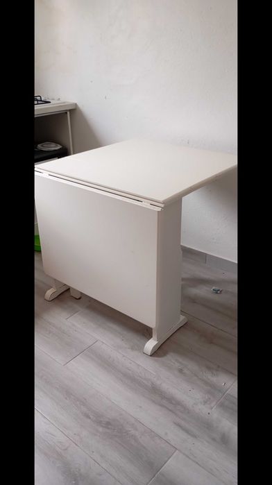 Mesa Holandesa Retangular Branca