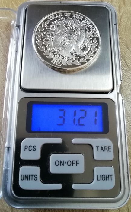 Сомаліленд 1000 шилінгів 2012р. СРІБЛО. Рік дракона! ПРУФ.