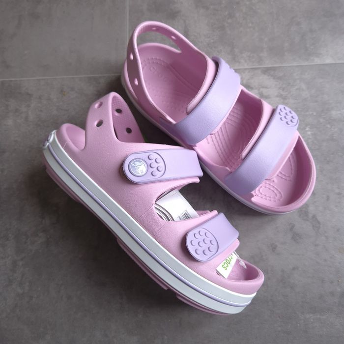 Нові сандалі Crocs розмір C8. крокси 24 25 босоніжки босоножки сандали рожеві