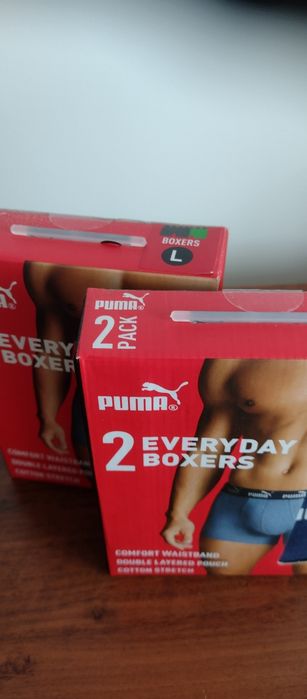 Bokserki męskie puma L 2pak 2 pakiety