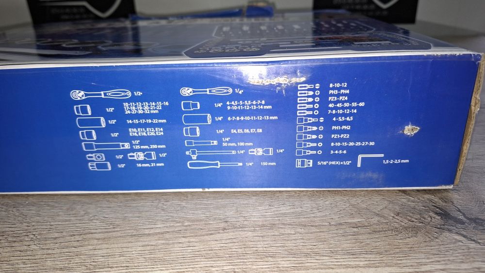 Набір інструментів 108 елементів в Кейсі