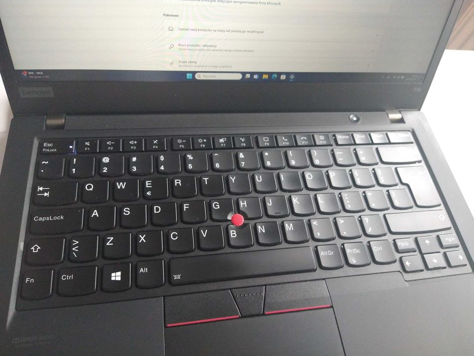 Nowy Lenovo T14 i5-10210U 32GB RAM 512GB SSD NVMe FHD IPS 100% BAT