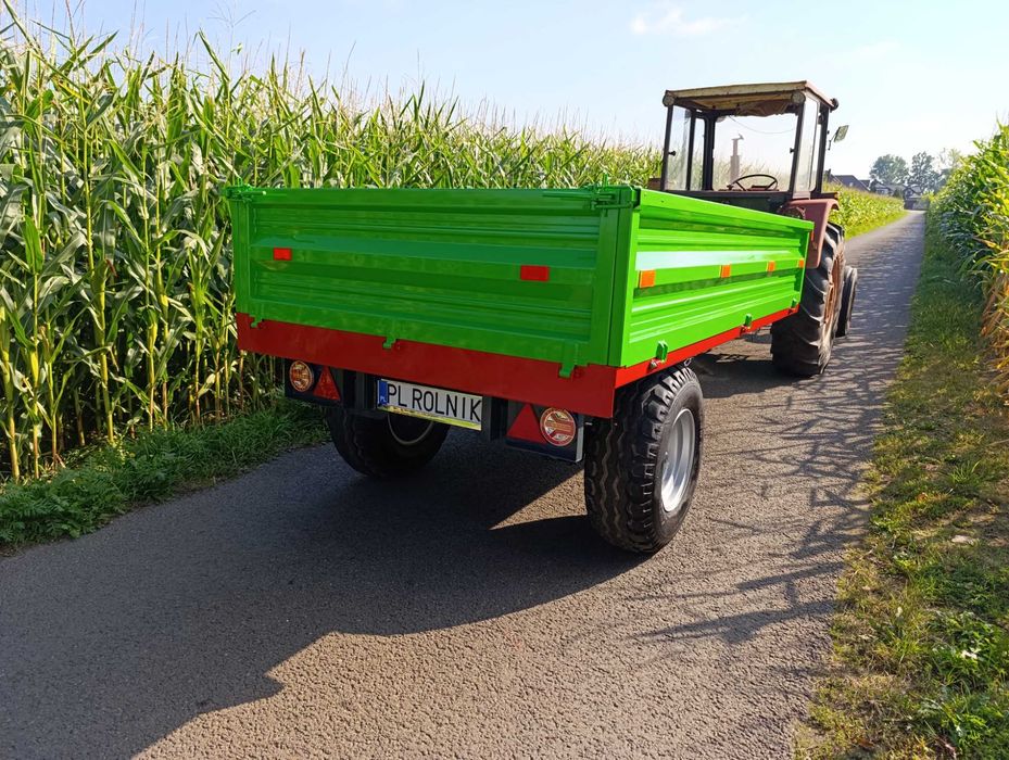 Przyczepa Wywrotka jednoosiowa Fabryczna  NAVTEK z hamulcami