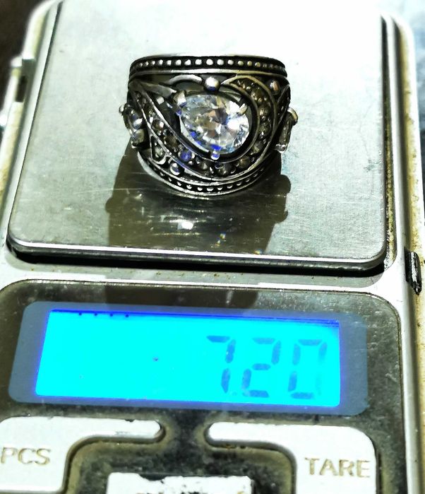 Перстень серебро СССР 875