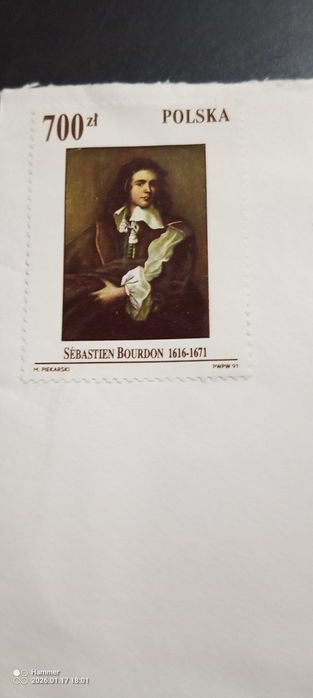 polski znaczek pocztowy