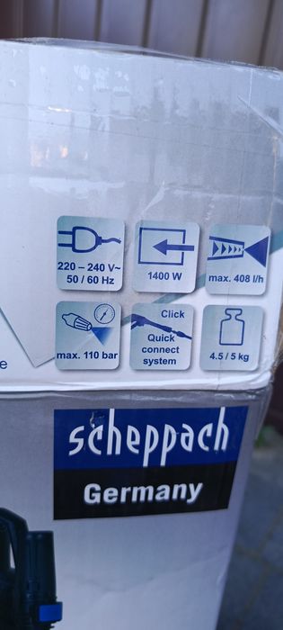 Kompaktowa myjka ciśnieniowa hce1400 scheppach nowa