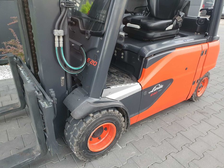 Wózek widłowy LINDE E20PL 2019r Triplex 6.07m Przesuw E18 E16 E25
