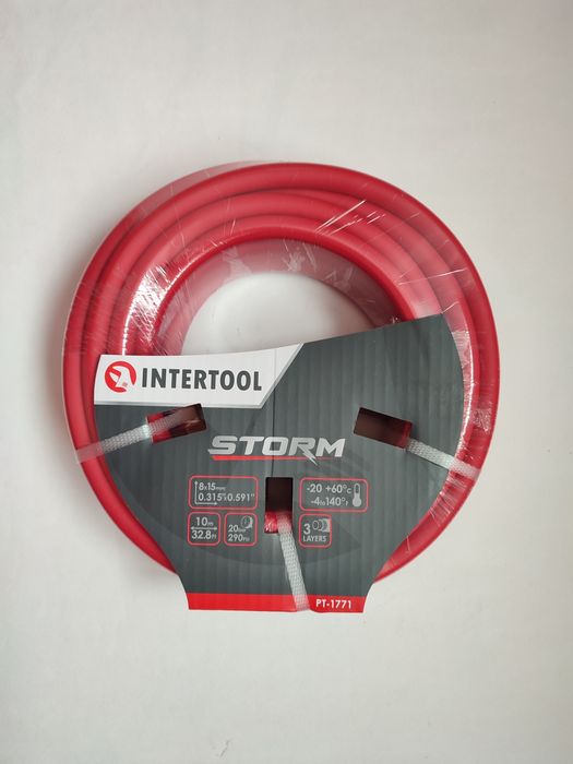 Шланг гибридный проф 20 атм.6×11/8×15/10×17 -10 м STORM INTERTOOL