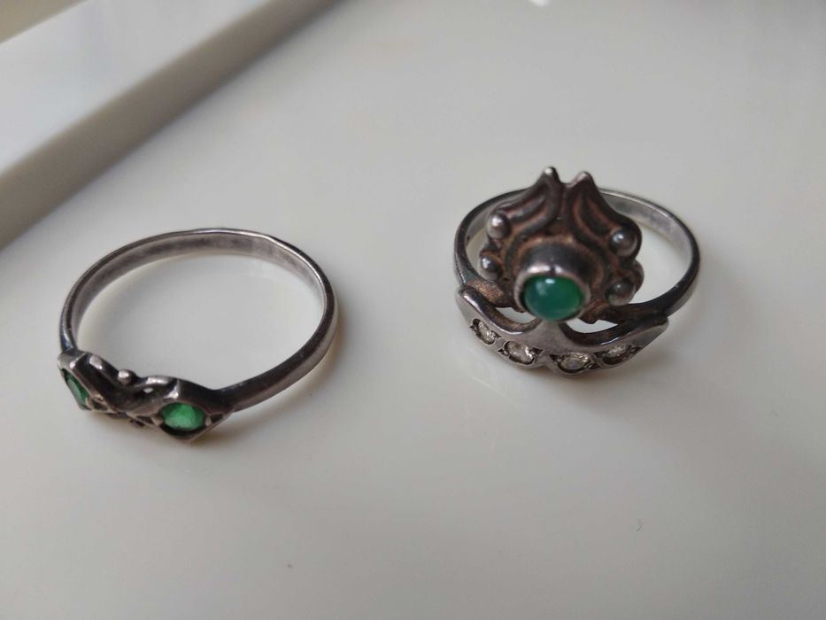 Срібні каблучки радянський вінтаж