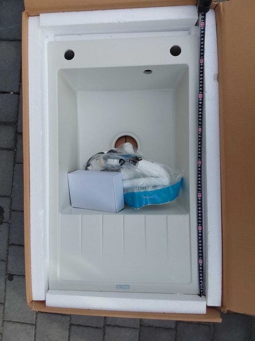 Zlewozmywak jenokomorowy granit NOWY