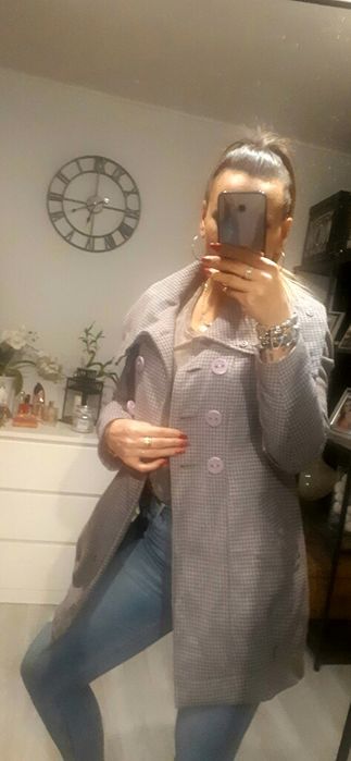 Płaszczyk bombka s cropp odcienie fioletu