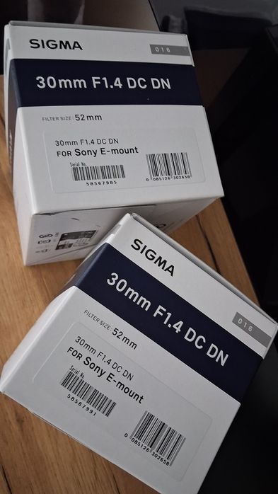 Sigma 16,23,30,35,50,56,85,135mm та інші. Нові.Гар.12 міс.