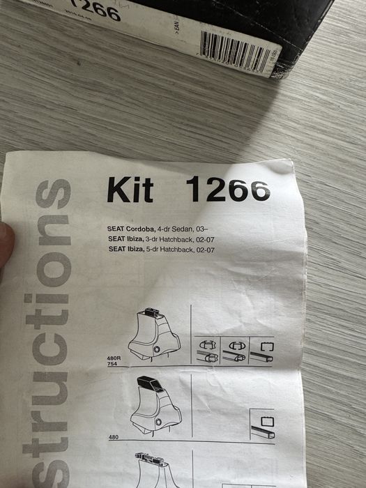 Thule KIT 1266 Ibiza III 02-07, Cordoba 03-