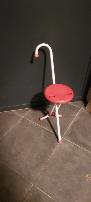 Cadeira  dobrável com bengala , vintage, para caminhadas, campismo...