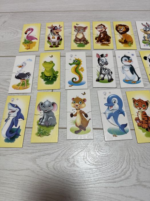 Гра/пазли де чиі лапи, морда, хвіст