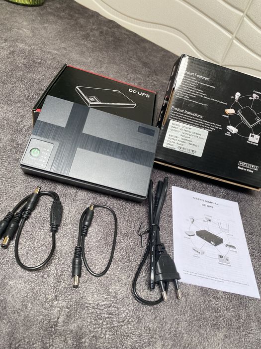 Дбж безперебійник для роутера mini ups DC 1018P 18W 10400mAh