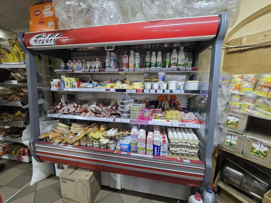 Регал гірка холодильна вітрина бонета