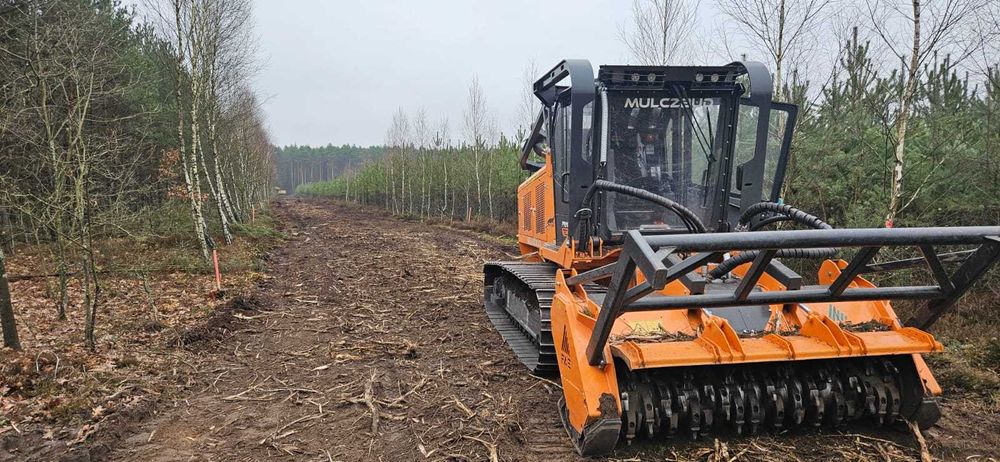 Mulczer leśny, wgłębny powierzchniowy usługi mulczerem czyszczenie