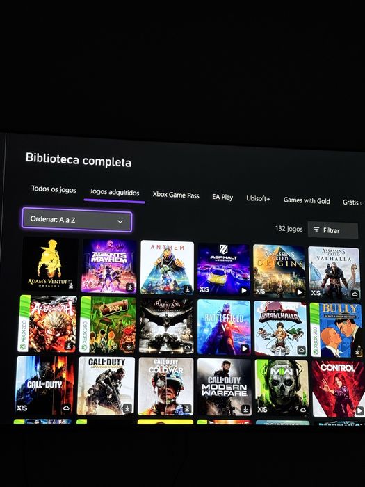 Xbox Series X + 132 Jogos + 4TB Extra