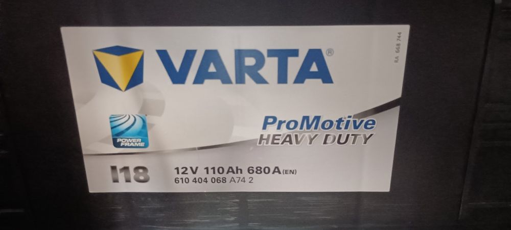 VARTA 110 amperes  máquinas e camiões,barcos