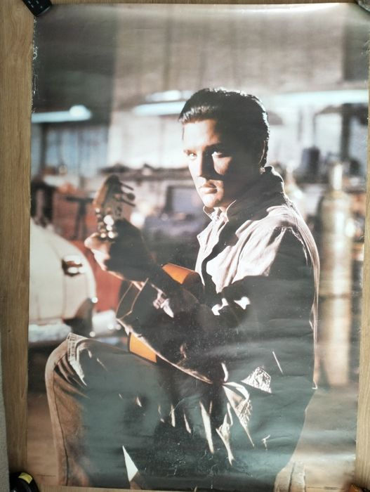 Antigo poster Elvis Presley