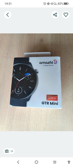 Vendo relogio Smartwatch Amazfit GTR Mini Black, novo, em caixa fechada