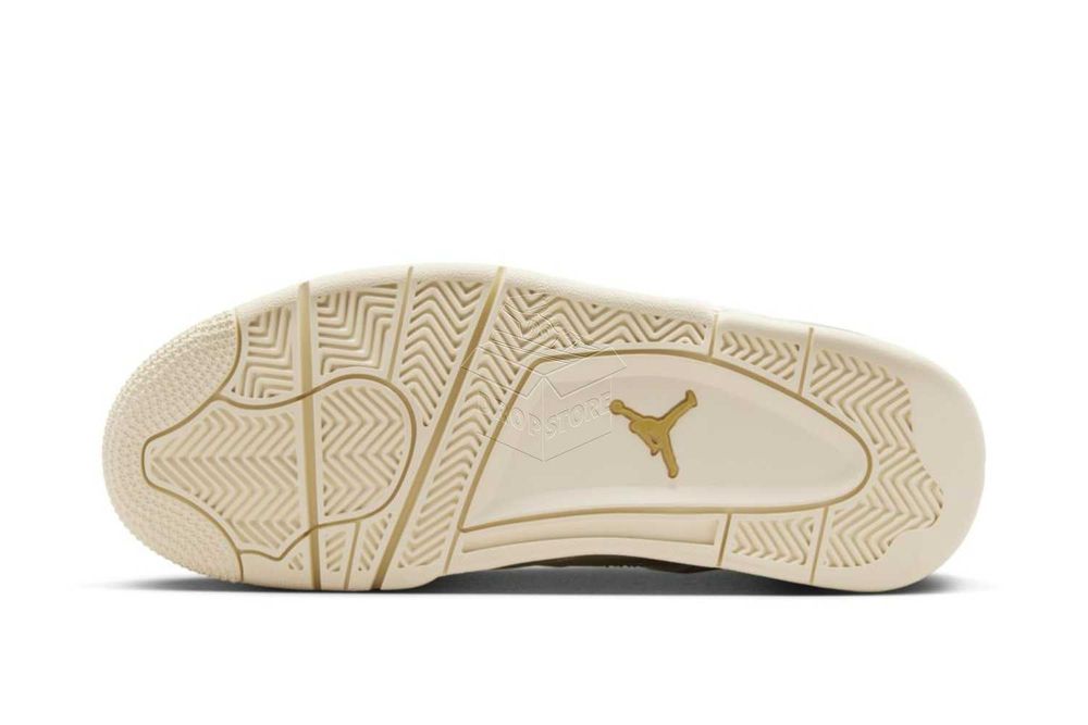 Nike AIR JORDAN 4 White & Gold – Buty | AQ9129–170