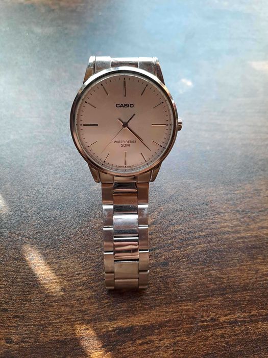 Casio Srebrny MTP-1303P