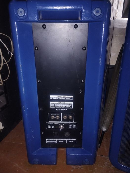 Акустические системы Колонки синего цвета редкие 15 дюймовые динамики