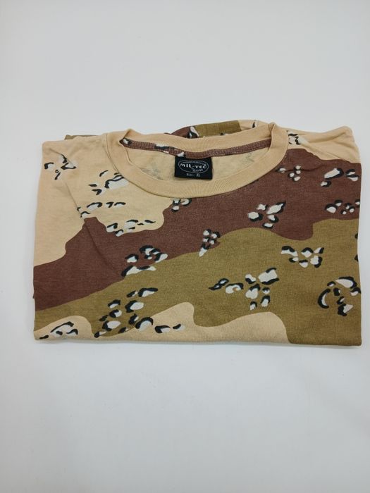 T-shirt camuflado Choc Chip Desert airsoft  MILTEC XL - nova