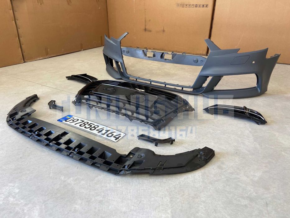 передний бампер Audi A3 8V S3 FB 2016-2020 ауди audi решетка радиатора