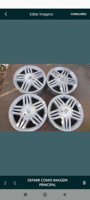 Jantes 16 4x100 Renault Megane Clio Twingo Modus Kangoo Laguna Scenic R19
