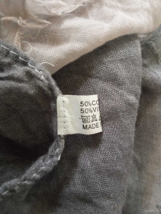 Apaszka azra boho ombre 50% bawełna + 50% wiskoza 204 x 90 cm