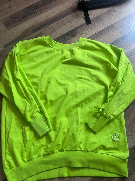 Bluza uni M L  limonkowa