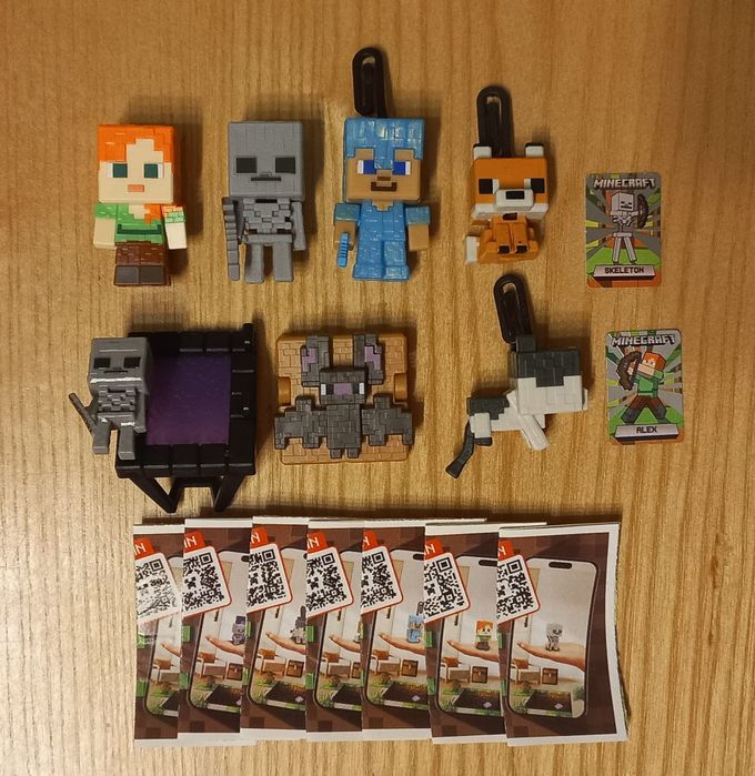 Minecraft Kinder Joy Майнкрафт Кіндер джой фігурки фигурки