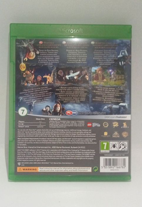 Gra LEGO The Hobbit Microsoft Xbox One.